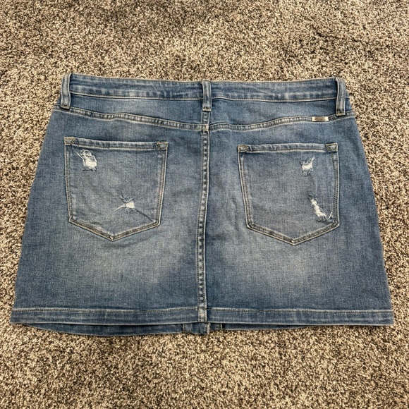 KanCan Denim Button-Up Skirt - Picture 4 of 4